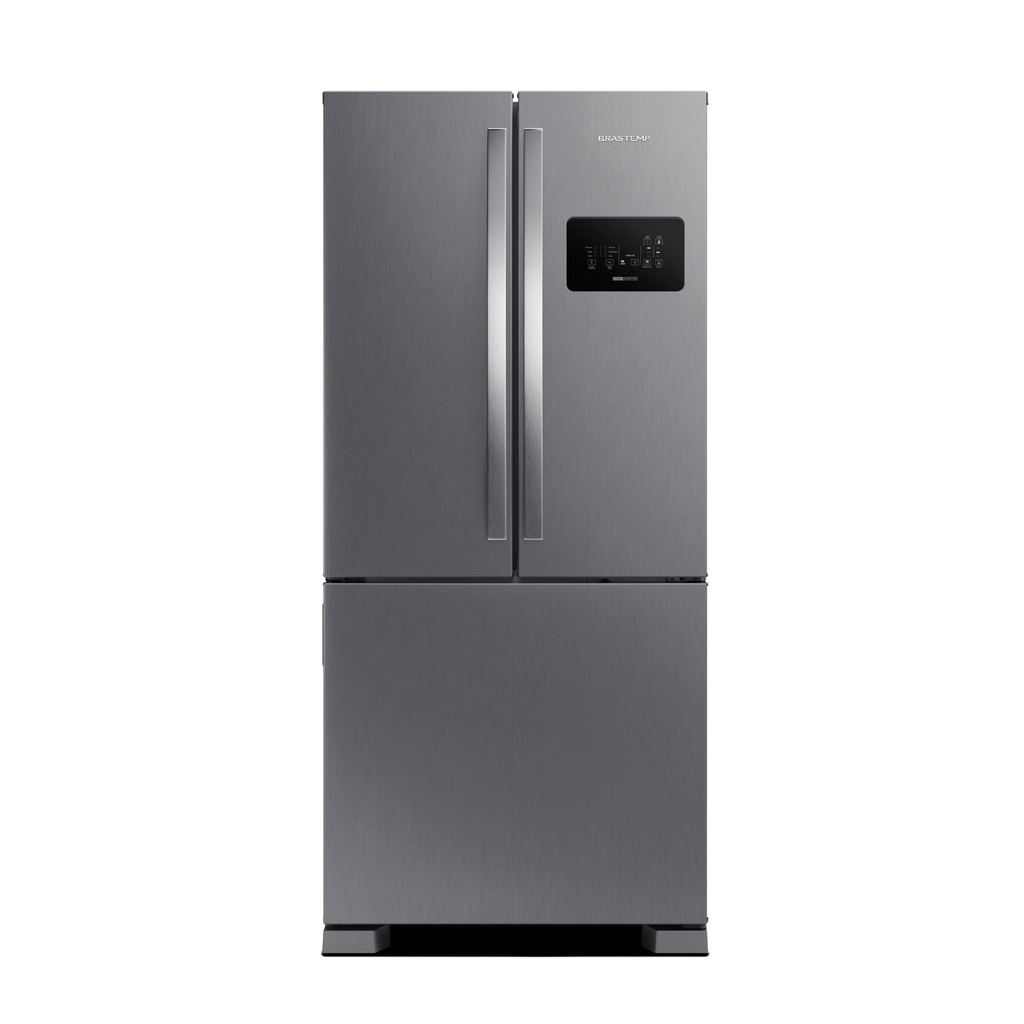 Geladeira Brastemp Frost Free French Door A+++ 554 Litros Cor Inox - BRO85AK
