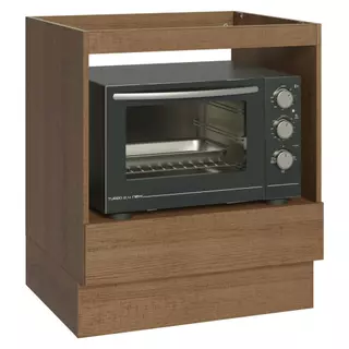 Balcão para Forno/Micro-ondas 70 x 60 cm 1 Gaveta (Sem Tampo) Rustic Madesa em Oferta na Shopee