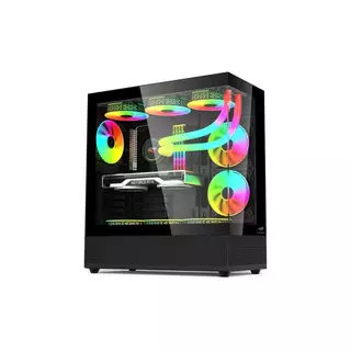 Gabinete Gamer C3Tech Aquarius MT-G850BK Sem Fonte em Oferta na Shopee