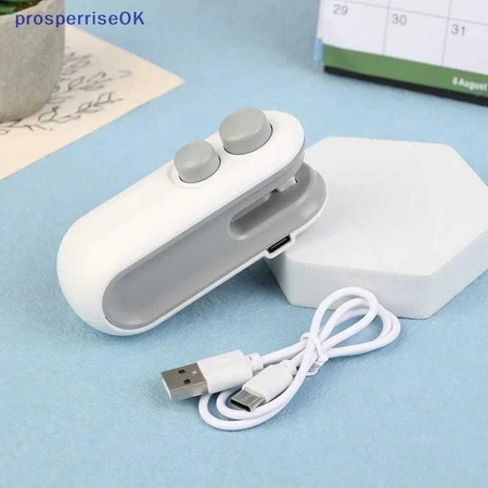 Mini Máquina Seladora De Embalagem 2 em 1 Recarregável 5v Bivolt