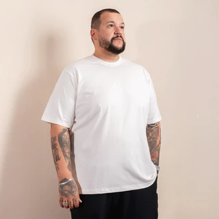 Camiseta Masculina Plus Size Lisa Manga Curta 100% Algodão Básica Grande Confortável G2 G3 G4 G5 G6