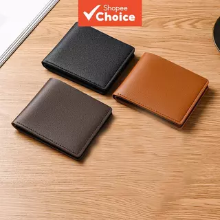 Carteira Masculina De Couro PU Leve-Vários Compartimentos Para Cartões Licença E De Crédito | Suporte De Identificação D em Oferta na Shopee