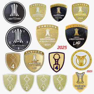 Corinthians Emblema de futebol Palmeiras Patch de futebol Libertadores Internacional Champion Honor Patch Santos