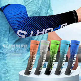KIT 2 Manga De Braço De Proteção UV Para Esportes Permanecem Protegido Corrida Ciclismo
