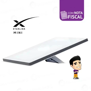 Kit Antena Starlink Mini, Internet Via Satélite de Alta Velocidade, Portátil, WI-FI 5- Garantia e NF