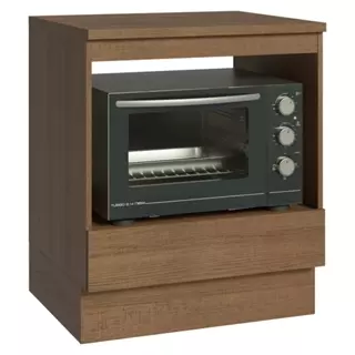 Balcão para Forno/Micro-ondas 70 cm 1 Gaveta Rustic Madesa em Oferta na Shopee