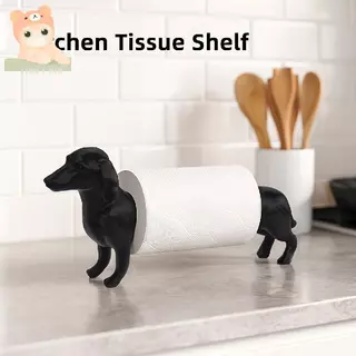 Suporte De Papel Para Cachorro Vintage Hilariante , Exibição De Toalha De Tecido Engraçado Impresso Em 3D Banheiro Rolo 