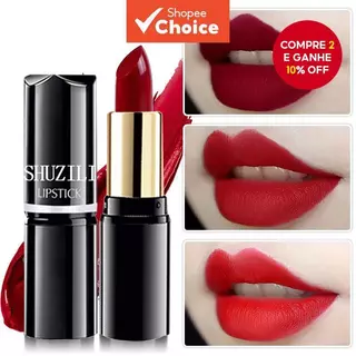 Shu Zili Round Makeup Batom Hidratante Cosméticos Fácil De Aplicar Cor E Não Desbotar em Oferta na Shopee