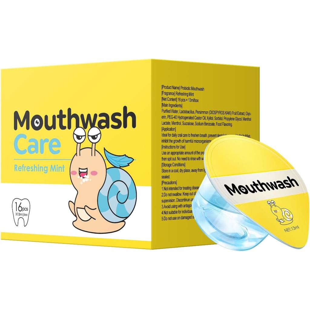 Probiotic MouthWash, Oral Rinse (Mint) | Shopee Brasil