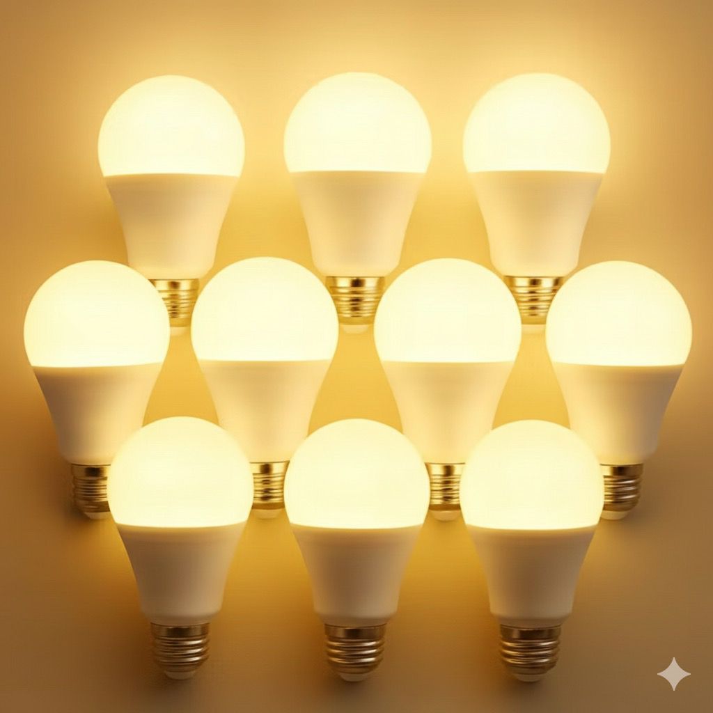 lâmpada de led / lâmpada amarela / 9W 3000k Bivolt / lâmpadas de led ...