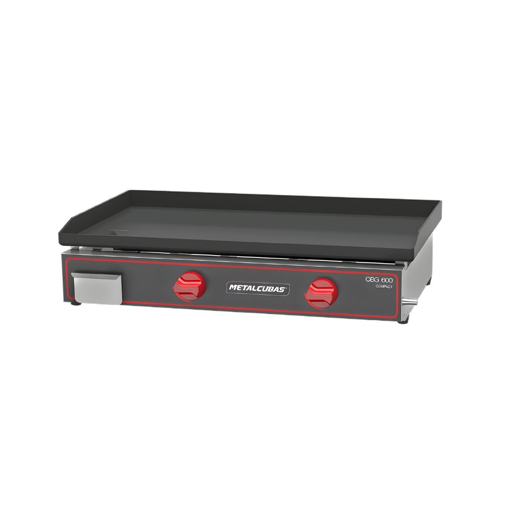 Chapa Bifeteira a Gás CBG 600 C Inox 5mm Compact Metalcubas