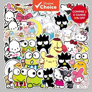 Adesivos De Animais Fofos 51 Unidades De Gato De Desenho Animado Decalques De Vinil À Prova D'água Adesivo Para Laptop em Oferta na Shopee