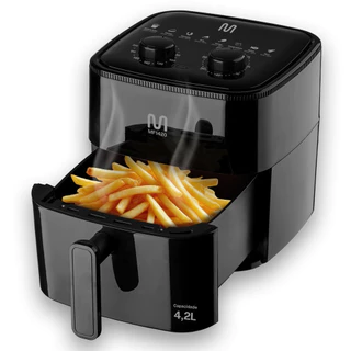 Fritadeira Elétrica Air Fryer 4,2L 1350W MF1420 220v Preta Multi - GO253 em Oferta na Shopee