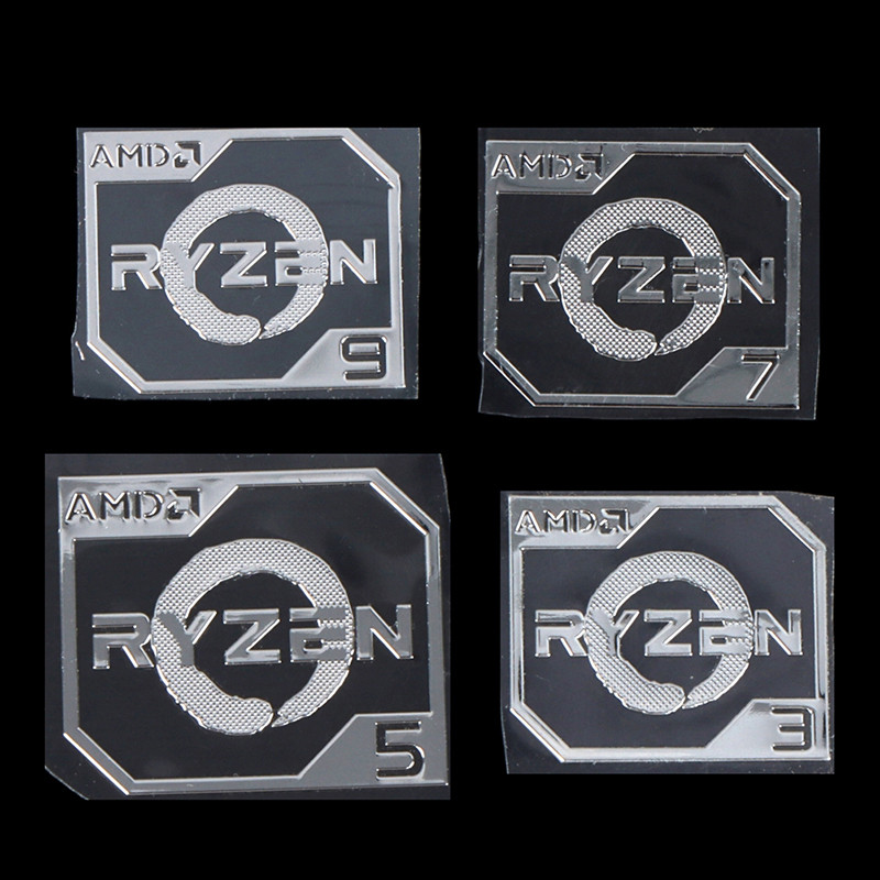 Dwbr AMD Ruilong Ryzen R9 R7 R5 R3 Vega Adesivo De Metal Para Notebook ...