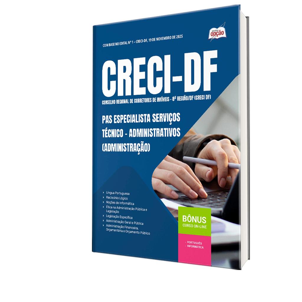 Apostila CRECI-DF - PAS Especialista Serviços Técnico-Administrativos (Administração)