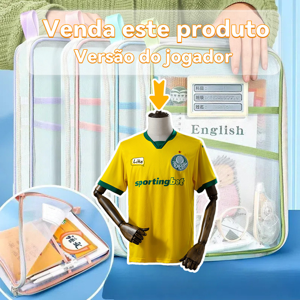 Organizador de Arquivos Portátil de Grande Capacidade Bolsa de Malha Multicamadas para Documentos A4