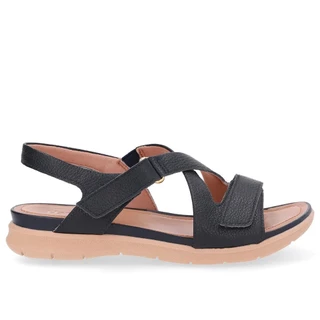 Sandália Feminina Usaflex Plataforma Couro Fecho-Flex AA300180 em Oferta na Shopee