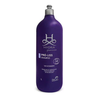 Hydra Groomers Shampoo Pro Liss 1l Pelos Lisos Pet Society em Oferta na Shopee