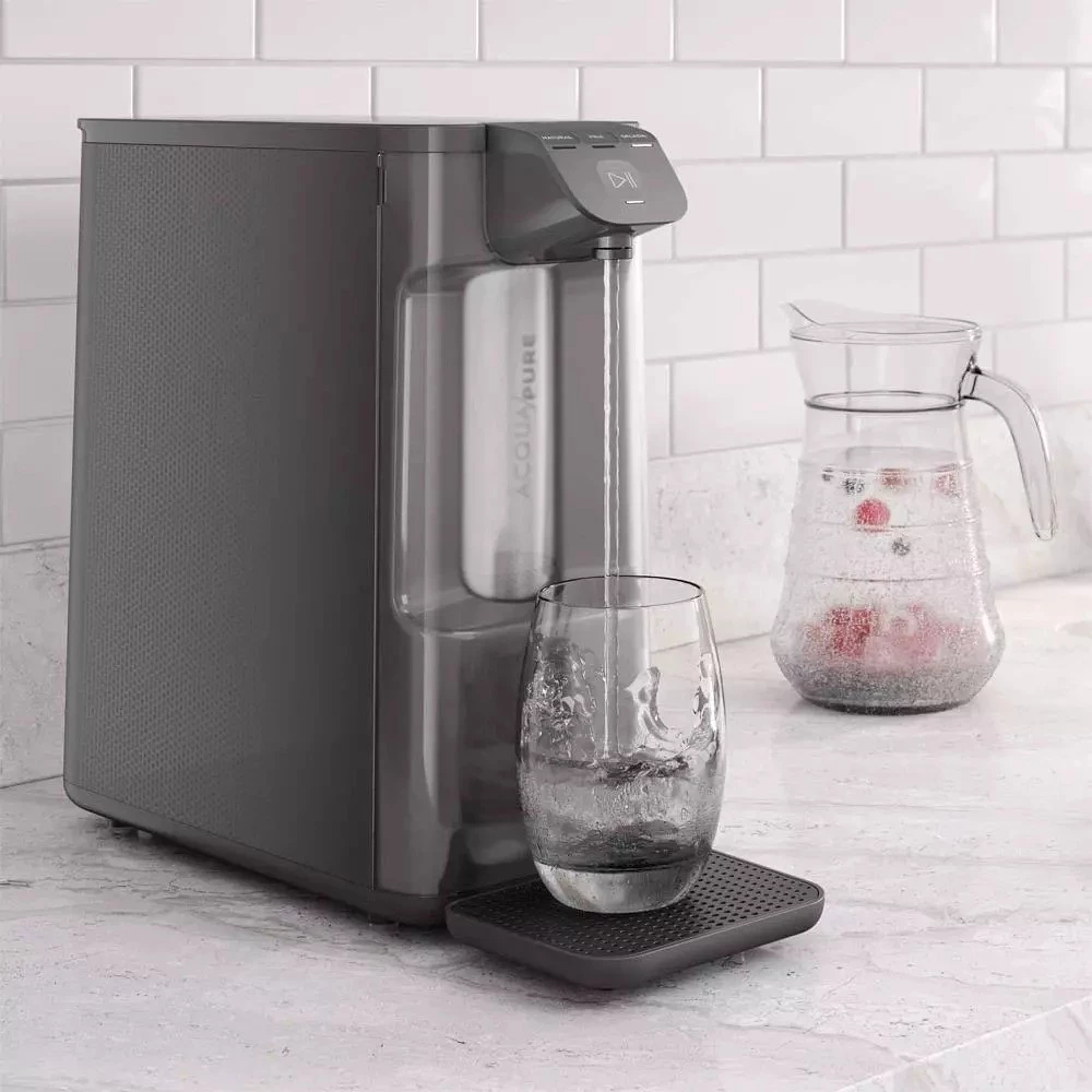 Purificador de Água Gelada Fria e Natural Eletrônico Placa Compacto Electrolux PE12G com Filtro Carvão 6 meses ou 3000L