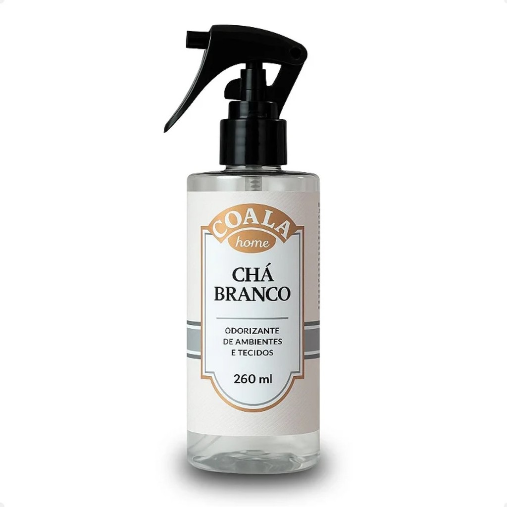 COALA HOME SPRAY AMBIENTES E TECIDOS CHÁ BRANCO 260ML | Shopee Brasil