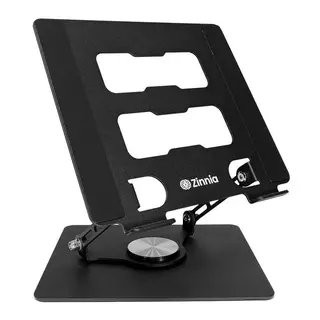 Base Para Notebook e Tablet Zinnia Krabi Light, Ate 17 Pol, Preto, ZNO-KRBLHT-BL01 Base Para Notebook e Tablet Zinnia Krabi Light, Ate 17 Pol, Preto, ZNO-KRBLHT-BL01