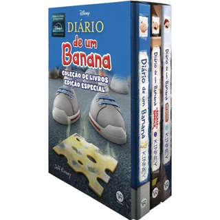 BOX DIÁRIO DE UM BANANA - EDIÇÃO ESPECIAL DISNEY CAPA DURA em Oferta na Shopee