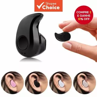Fones de ouvido Bluetooth Mini HQAi S530 com microfone embutido, fones sem fio para todos os telefones. em Oferta na Shopee