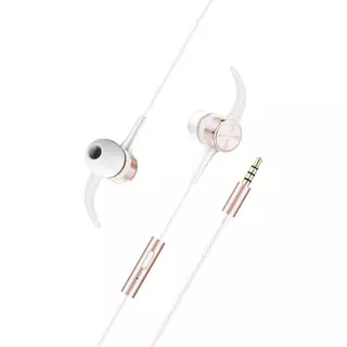 Fone De Ouvido C/Fio  Microfone Rose Gold Geonav Esfnrg em Oferta na Shopee