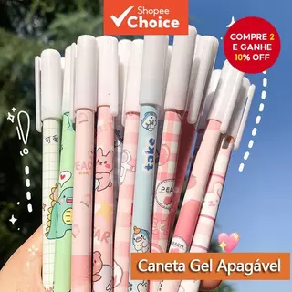 6 Canetas De Gel Apagáveis A Quente Dos Pces-Tinta De Fricção Azul Cristal Da Ponta Agulha De 0.5mm Para Estudantes em Oferta na Shopee