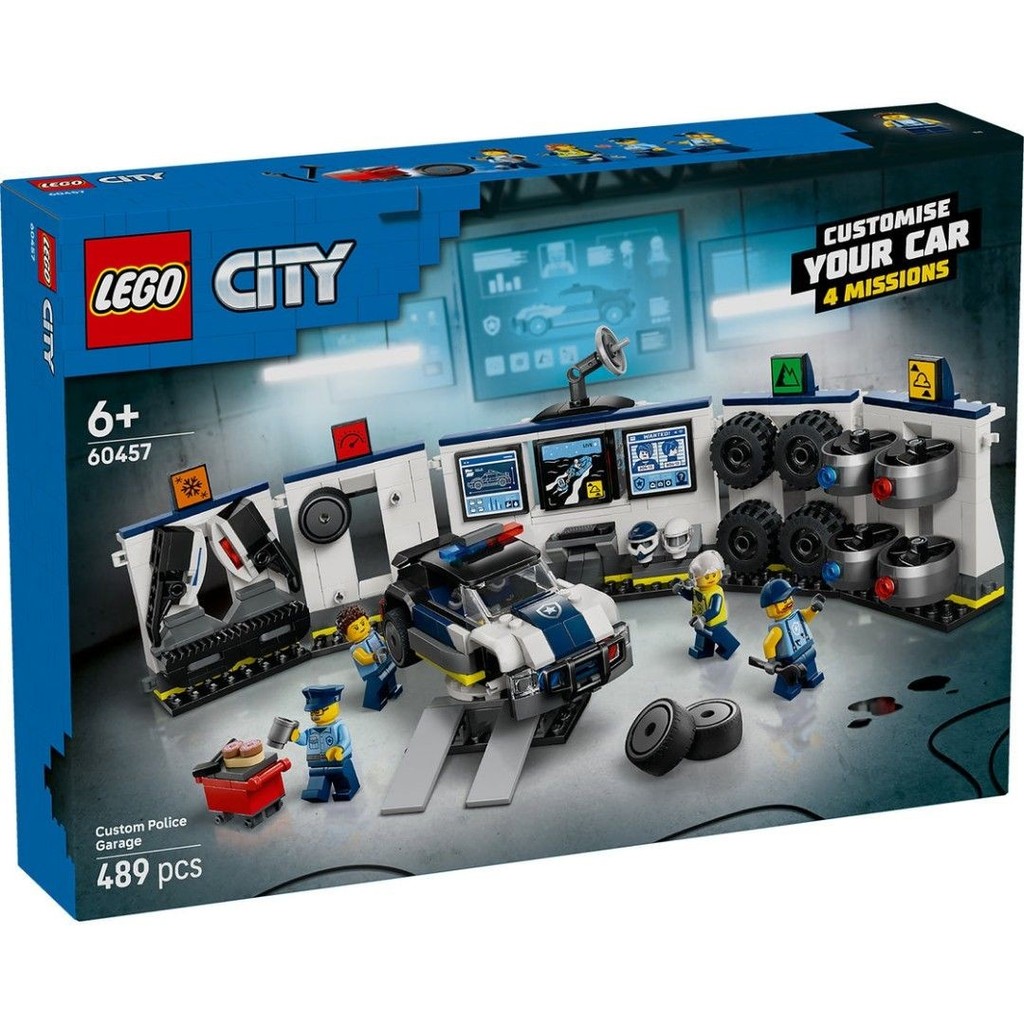 LEGO 60457 Garagem De Carros De Polícia Personalizados Da Cidade ...