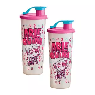 Kit 2 Copos Infantis Tupperware com Bico Arlequina 470ml em Oferta na Shopee