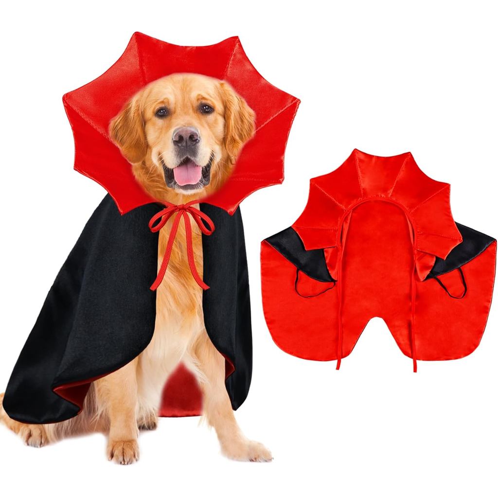 Dog Halloween Costume Dog Vampire Costume Funny Pet Vampire Devil Cape ...