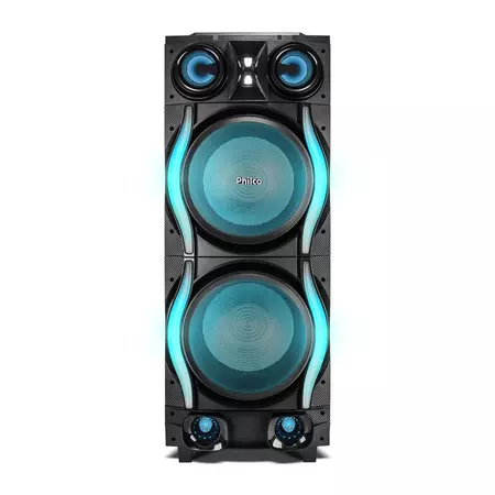 Caixa de Som Philco Extreme 2700W Woofer Duplo 12" PCXE27000