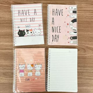 Caderno Gatinhos Cute A5 – Have a Nice Day, Espiral