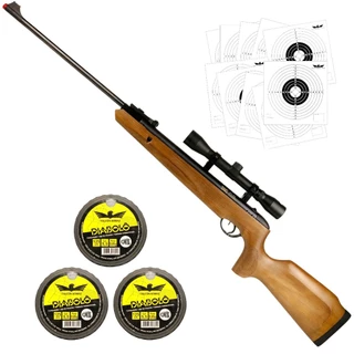 Carabina de Pressão TAG Naja Wood 5.5mm Gás Ram + Acessórios