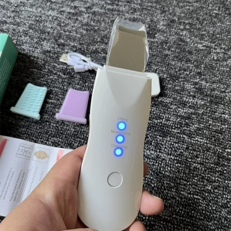 Aparelho Peeling Ultrassônico | Limpeza Facial Profunda + Remoção de Cravos