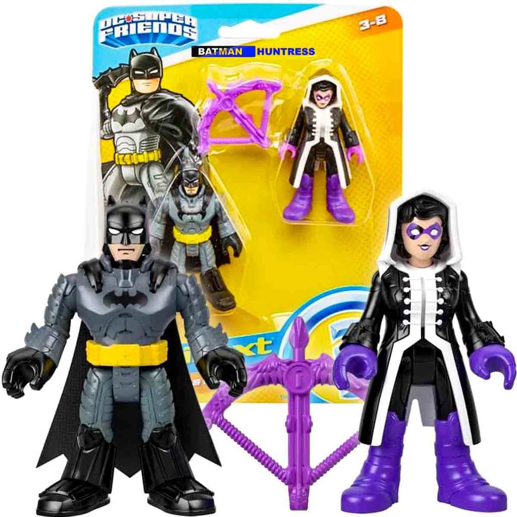 Imaginext Mini Bonecos Batman e Caçadora Huntress DC - Mattel GKJ66 ...