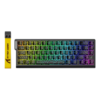 Teclado Gamer Mecânico Switch Magnético Attack Shark 8000hz Com Fio X68 He
