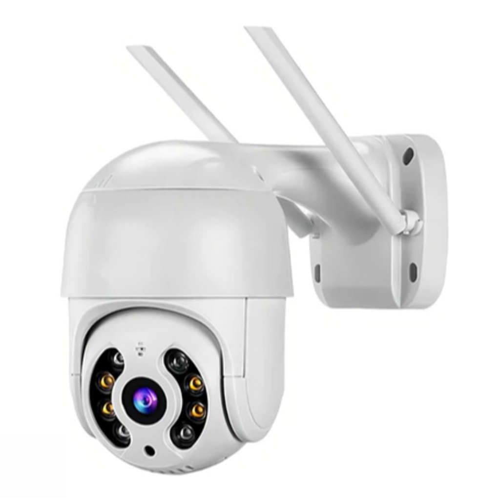Câmera de Segurança Externa WiFi PTZ 360° Visão Noturna IP66 | Shopee ...