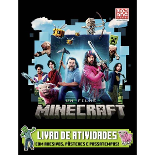UM FILME MINECRAFT | LIVRO OFICIAL DE ATIVIDADES em Oferta na Shopee