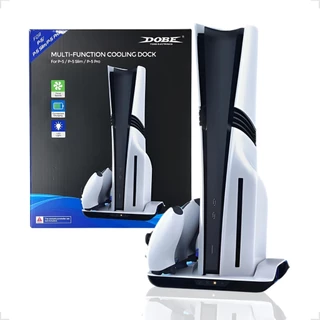 Multifuncional Base Carregador De Controle Suporte Console Cooler PS5/PS5SLIM/PS5PRO Dobe TP5-05102