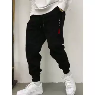 Calça Masculina Paris Calça Moletom Jogger Com Bolso Amarraçao Confortavel Macia Envio Imediato