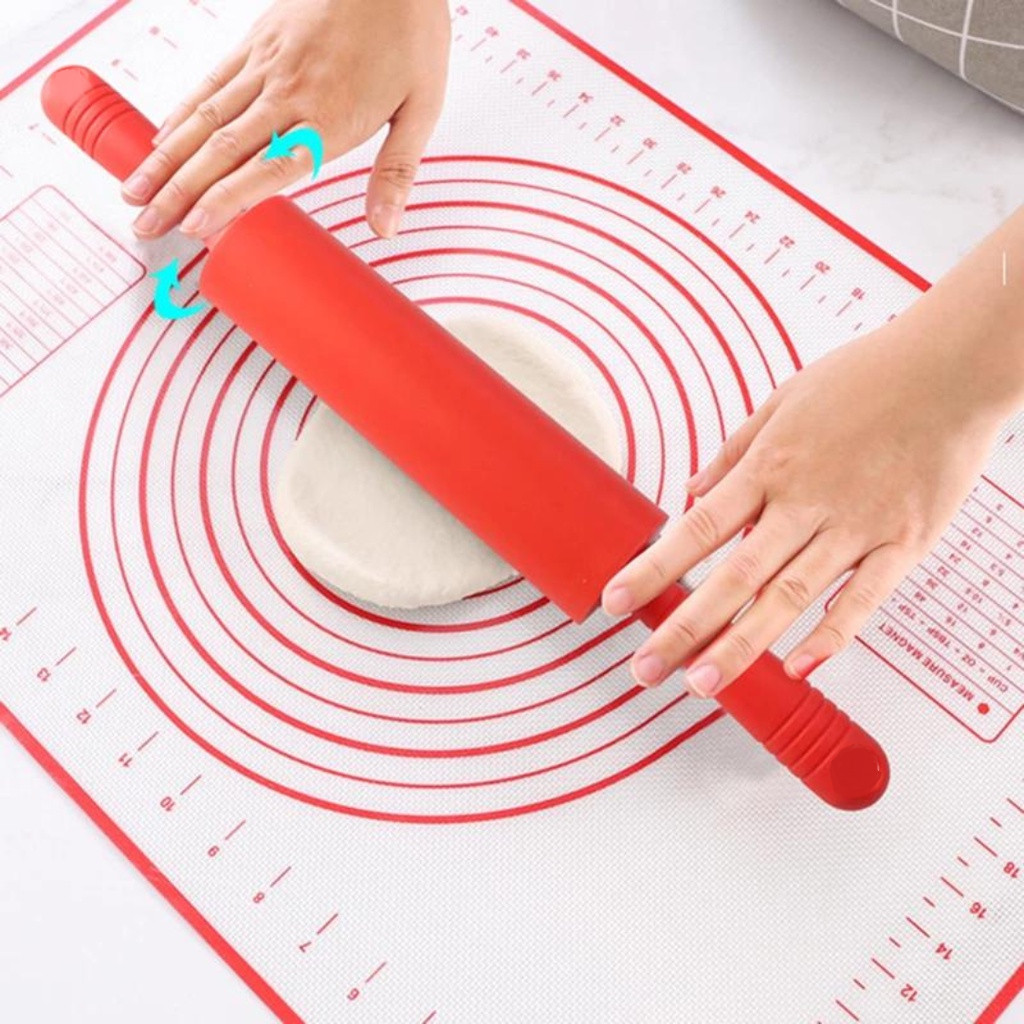 Rolo de Massa de Silicone Antiaderente 43,7X5,4CM Massa Pizz