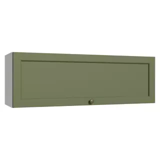 Armário Aéreo 100 cm 1 Porta Basculante Branco/Verde Vik Madesa em Oferta na Shopee