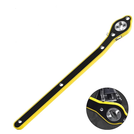 Chave Catraca Macaco Jack Mão de Obra Alça Longa Tesoura Chave Pino p/ Pneu Tomada Carro Positivo Design Botão Inversão