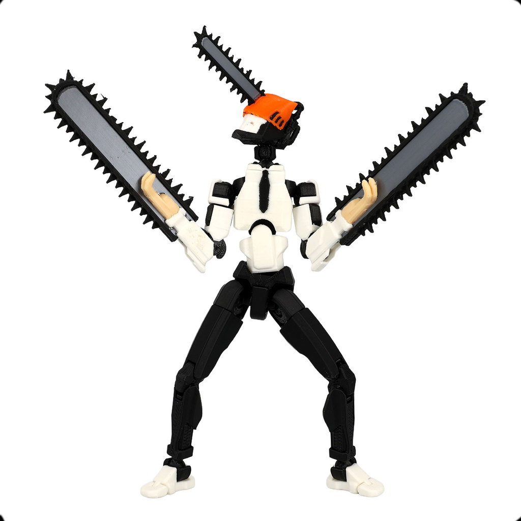 ぴーまん！ Boneco Dummy 13 – Denji-Chainsaw Man – Multi Articulado | Shopee