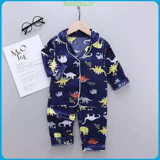 Pijama Infantil Do Mickey Mouse Fato De Seda Top De Manga Longa Cetim + Calças 2 Peças Conjuntos Bebês Meninos Meninas D em Oferta na Shopee