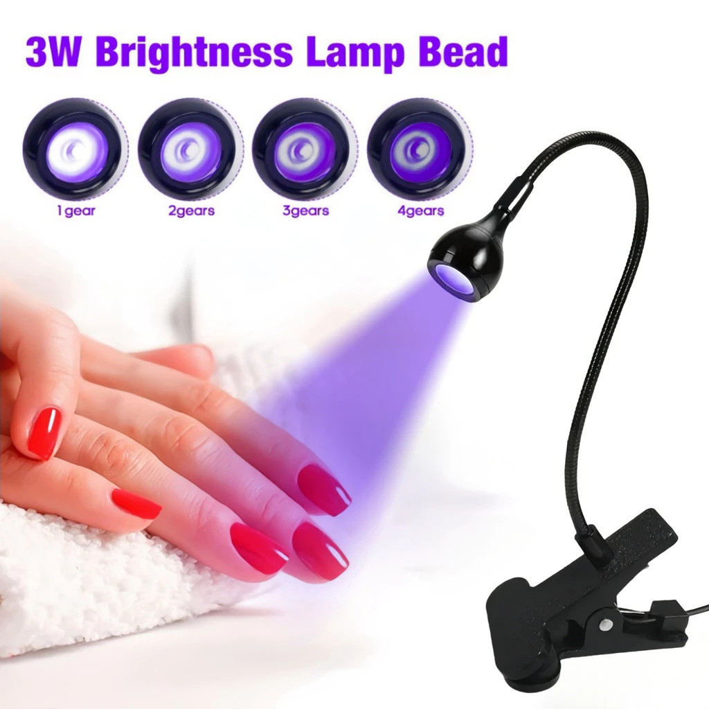 GUI ANA Mini cabine lanterna clip de mesa led uv secagem gel Para Unhas ...