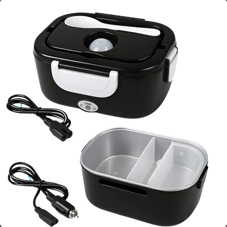 Marmita Elétrica Térmica Portátil Bivolt 12V/24V para Carro e Escritório – Ideal para Uber, Táxi e Viagens