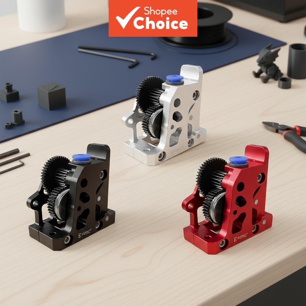  Extrusora Full Metal HGX-LITE Componentes para Impressora 3D HGX-lite Extrusora de Engrenagem Dupla Engrenagem de Aço